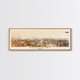 Kragujevac Serbia Travel Print Wall Art, Panoramic City Art, Travel Art, Wall Decor, Vacation Gift, Framed Canvas Print Or Metal Art