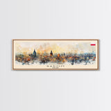 Radom Poland Travel Print Wall Art, Panoramic City Art, Travel Art, Wall Decor, Vacation Gift, Framed Canvas Print Or Metal Art