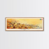 Taranto Italy Travel Art, City Art, Framed Canvas Print or Metal Wall Art, Europe Travel Poster, Panoramic Wall Art, Extra Wide Wall Art