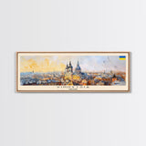 Vinnytsia Ukraine Travel Print Wall Art, Panoramic City Art, Travel Art, Wall Decor, Vacation Gift, Framed Canvas Print Or Metal Art