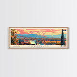 Pozarevac Serbia Travel Print Wall Art, Panoramic City Art, Travel Art, Wall Decor, Vacation Gift, Framed Canvas Print Or Metal Art