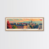 Radom Poland Travel Print Wall Art, Panoramic City Art, Travel Art, Wall Decor, Vacation Gift, Framed Canvas Print Or Metal Art