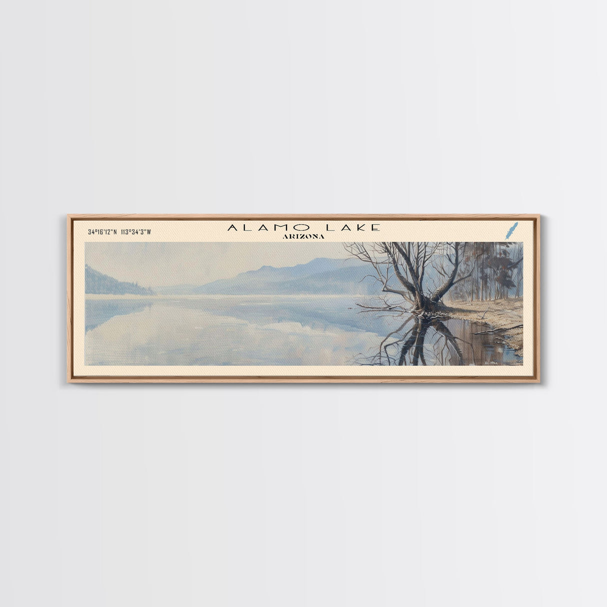 Alamo Lake Arizona Wall Art, Wall Print, Travel Wall Art, Nature Wall Décor, Above Bed Art, Living Room Wall Print