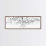 Panoramic Sofia City Map, Bulgaria Art, Map Print, Minimalist Wall Art, Canvas Art, Housewarming Gift, Street Map Art, Closing Gift