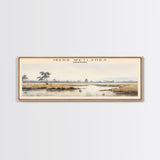 Iberá Wetlands Travel Poster Print, Framed Canvas Wall Art, Metal Wall Art, COUNTRY art, Gift For Him, Travel Wall Art, Travel Lover Gift