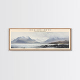 Isle of Skye COUNTRY | Framed Travel Poster Canvas Print | Trendy Wall Art | Watercolor Painting | Living Room Art | Unique Art