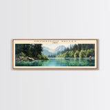 Jiuzhaigou Valley Travel Poster Print, Framed Canvas Wall Art, Metal Wall Art, COUNTRY art, Gift For Him, Travel Wall Art, Travel Lover Gift