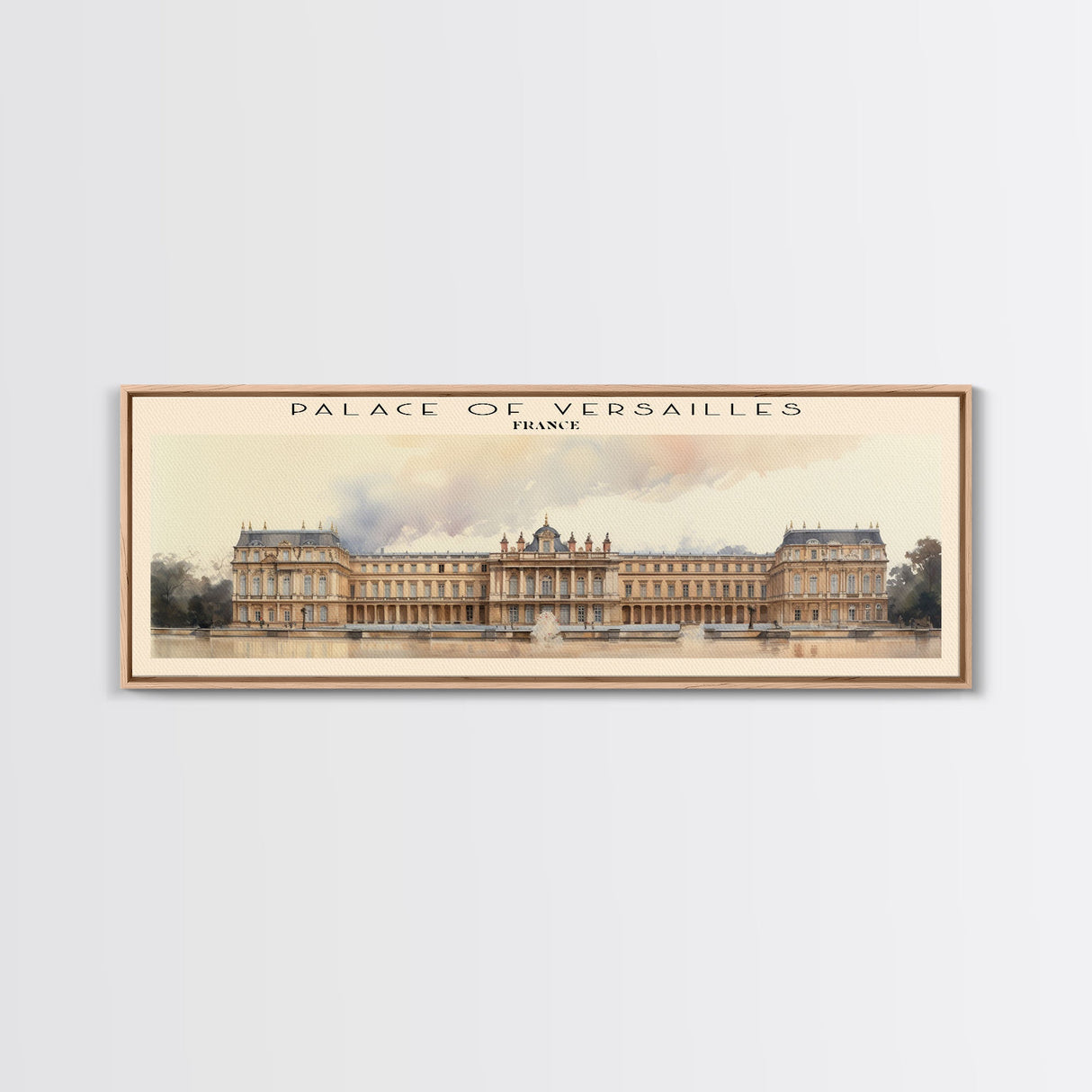 Palace of Versailles Wall Art Travel Poster Print, Gift For Travel Lover, Vacation Gift, COUNTRY Wall Art, Home Decor, Original Art