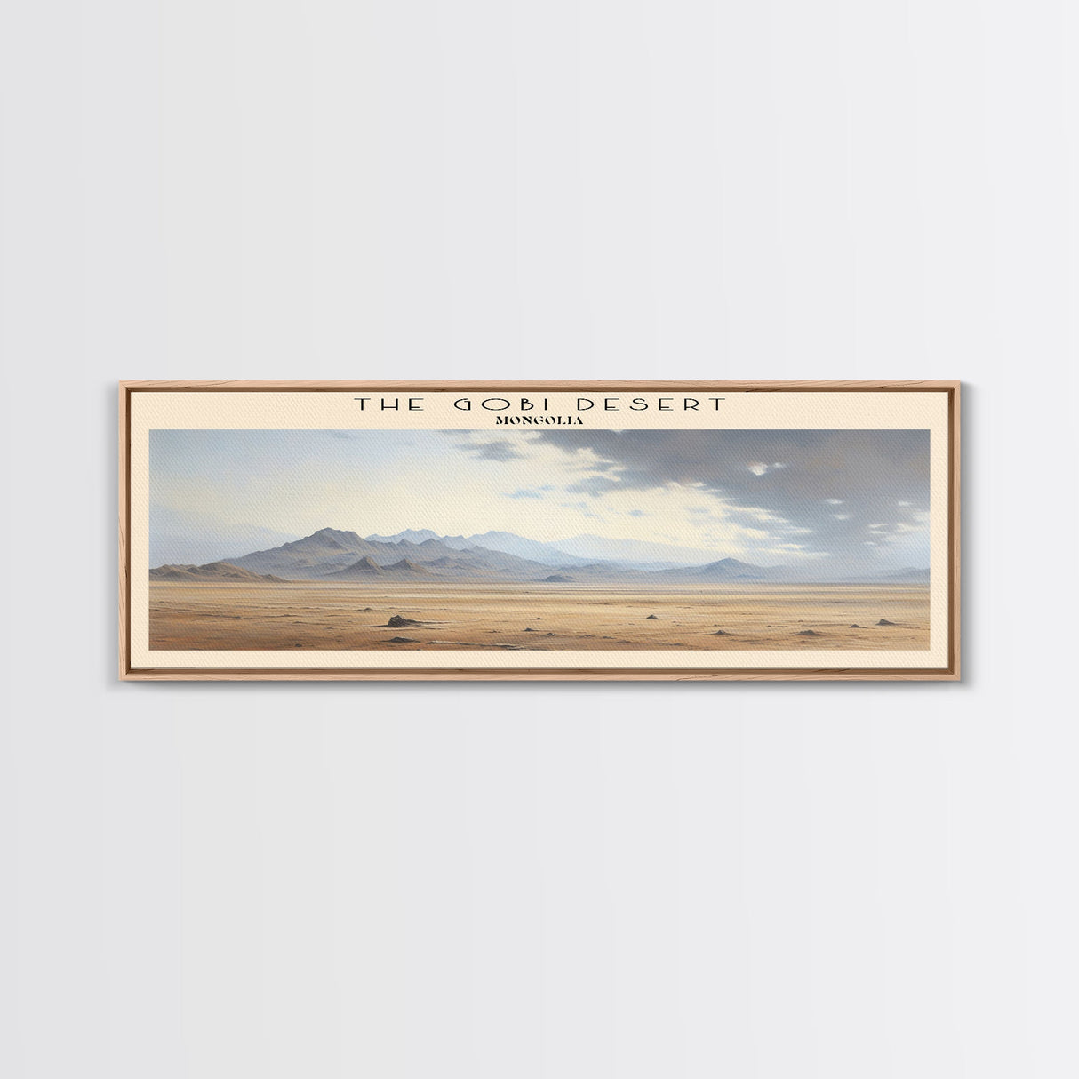 The Gobi Desert Wall Art Travel Poster Print, Gift For Travel Lover, Vacation Gift, COUNTRY Wall Art, Home Decor, Original Art