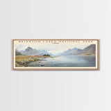 Waterton Lakes National Park Travel Print Wall Art, Travel Poster Print, Retro Style COUNTRY Home Decor, Wall Hanging, Travel Gift Idea, Unique Metal Art