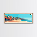 Annaba, Algeria Travel Poster Panoramic Canvas Print, Annaba, Algeria Painting, Algeria Art, Annaba Travel Art, Guest Room Painting