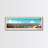 Ndola, Zambia Travel Poster Panoramic Canvas Print, Ndola, Zambia Painting, Zambia Art, Ndola Travel Art, Guest Room Painting