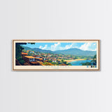 Nzerekore, Guinea Travel Poster Panoramic Canvas Print, Nzerekore, Guinea Painting, Guinea Art, Nzerekore Travel Art, Guest Room Painting