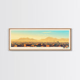 Omdurman,  Sudan Panoramic Travel Poster Canvas Print, Omdurman,  Sudan Painting,  Sudan Art, Omdurman Travel Art, Guest Room Painting