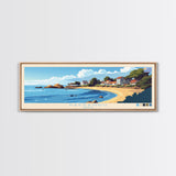 Paysandu, Uruguay Travel Poster Panoramic Canvas Print, Paysandu, Uruguay Painting, Uruguay Art, Paysandu Travel Art, Guest Room Painting