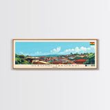 Sekondi-Takoradi, Ghana Panoramic Travel Poster Canvas Print, Sekondi-Takoradi, Ghana Painting, Ghana Art, Sekondi-Takoradi Panoramic Travel Art, Travel Painting