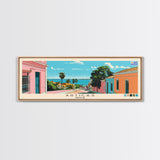 Artigas, Uruguay Panoramic Canvas Print, Artigas, Uruguay Painting, Uruguay Art, Artigas Travel Poster, Travel Art, Living Room Painting