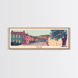 Ayr, Scotland Panoramic Canvas Print, Ayr, Scotland Painting, Scotland Art, Ayr Travel Poster, Travel Art, Guest Room Painting