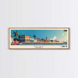 Beira, Mozambique Panoramic Canvas Print, Beira, Mozambique Painting, Mozambique Art, Beira Travel Poster, Travel Art, Guest Room Painting