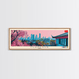 Changsha, China Panoramic Canvas Print, Changsha, China Painting, China Art, Changsha Travel Poster, Travel Art, Housewarming Gift