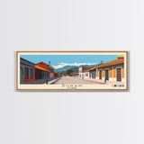 Duran, Ecuador Panoramic Canvas Print, Duran, Ecuador Painting, Ecuador Art, Duran Travel Poster, Travel Art, Living Room Painting