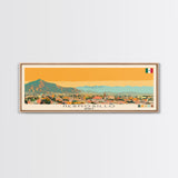 Hermosillo, Mexico Panoramic Canvas Print, Hermosillo, Mexico Painting, Mexico Art, Hermosillo Travel Poster, Travel Art, Living Room Painting