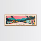 Kolwezi, Congo Panoramic Canvas Print, Kolwezi, Congo Painting, Congo Art, Kolwezi Travel Poster, Travel Art, Guest Room Painting