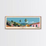 Kuito, Angola Panoramic Canvas Print, Kuito, Angola Painting, Angola Art, Kuito Travel Poster, Travel Art, Vacation Gift