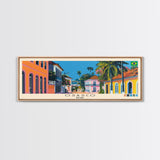 Osasco, Brazil Panoramic Canvas Print, Osasco, Brazil Painting, Brazil Art, Osasco Travel Poster, Travel Art, Living Room Painting