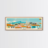 Santo Domingo, Ecuador Panoramic Canvas Print, Santo Domingo, Ecuador Painting, Ecuador Art, Santo Domingo Travel Poster, Travel Art, Housewarming Gift