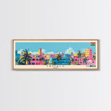 Tamale, Ghana Panoramic Canvas Print, Tamale, Ghana Painting, Ghana Art, Tamale Travel Poster, Travel Art, Housewarming Gift