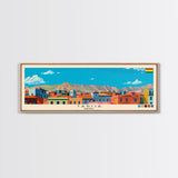 Tarija, Bolivia Panoramic Canvas Print, Tarija, Bolivia Painting, Bolivia Art, Tarija Travel Poster, Travel Art, Living Room Painting