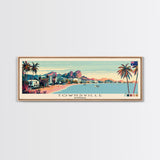 Townsville, Australia Panoramic Canvas Print, Townsville, Australia Painting, Australia Art, Townsville Travel Poster, Travel Art, Guest Room Painting