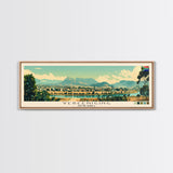 Vereeniging, South Africa Panoramic Canvas Print, Vereeniging, South Africa Painting, South Africa Art, Vereeniging Travel Poster, Travel Art, Guest Room Painting