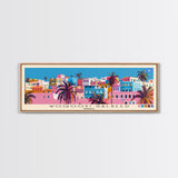 Woqooyi Galbeed, Somalia Panoramic Canvas Print, Woqooyi Galbeed, Somalia Painting, Somalia Art, Woqooyi Galbeed Travel Poster, Travel Art, Housewarming Gift