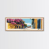 Zapopan, Mexico Panoramic Canvas Print, Zapopan, Mexico Painting, Mexico Art, Zapopan Travel Poster, Travel Art, Housewarming Gift