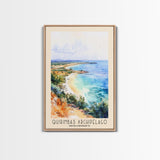 Quirimbas Archipelago, Mozambique Watercolor Beach Print, Vacation Gift, Mozambique Wall Art, Beach Painting, Beach Decor, Beach Painting