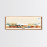 Izhevsk Russia Wall Art, Panoramic Travel Poster, Panoramic Framed Canvas Print, City Wall Art, Wall Hanging Home Decor, Travel Art