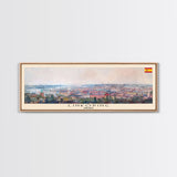 Linkoping Sweden Travel Art, City Art, Framed Canvas Print or Metal Wall Art, Europe Travel Poster, Panoramic Wall Art, Extra Wide Wall Art