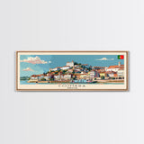 Coimbra Portugal Travel Art, City Art, Framed Canvas Print or Metal Wall Art, Europe Travel Poster, Panoramic Wall Art, Extra Wide Wall Art