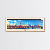 Kirov Russia Travel Art, City Art, Framed Canvas Print or Metal Wall Art, Europe Travel Poster, Panoramic Wall Art, Extra Wide Wall Art