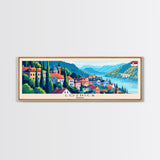 Loznica Serbia Wall Art, Panoramic Travel Poster, Panoramic Framed Canvas Print, City Wall Art, Wall Hanging Home Decor, Travel Art