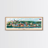 Smolensk Russia Travel Art, City Art, Framed Canvas Print or Metal Wall Art, Europe Travel Poster, Panoramic Wall Art, Extra Wide Wall Art