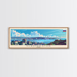 Vladivostok Russia Travel Print Wall Art, Panoramic City Art, Travel Art, Wall Decor, Vacation Gift, Framed Canvas Print Or Metal Art