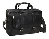 Leather 17" Laptop Expandable Briefcase (Style 100)