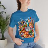 "I Travel for The Food" full color T-shirt