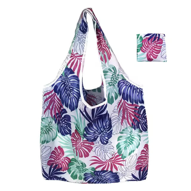 Large Foldable Packable Pocket Size Shopping Tote - Prints & Patterns