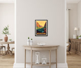 Zion National Park: Valley (63 National Parks) Art Print