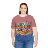 "I Travel for The Food" full color T-shirt