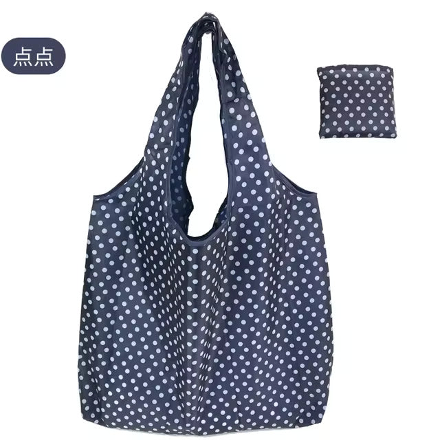 Large Foldable Packable Pocket Size Shopping Tote - Prints & Patterns